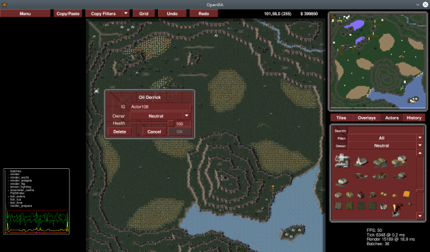 In-Game Map Editor
