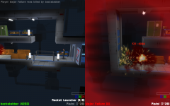 Rocket kill on split-screen multiiplayer deathmatch