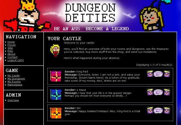 Gifting in Dungeon Deities