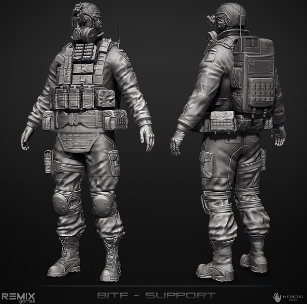 BITF Support Character (High Poly)
