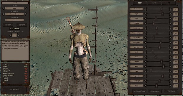 New Character Editor