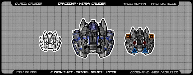 Human Spaceships - Heavy Cruiser