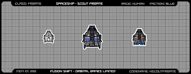 Human Spaceships - Scout Frigate