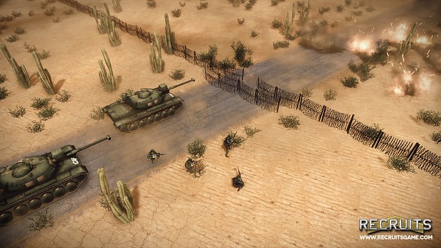 Recruits - Desert Survival Map