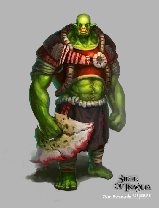 Concept Art - Orc Grunt Leader