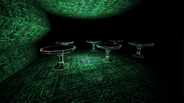 Glow in the dark tables!