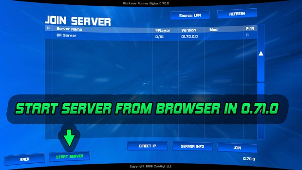 Start Server from Browser in upcoming 0.71.0!