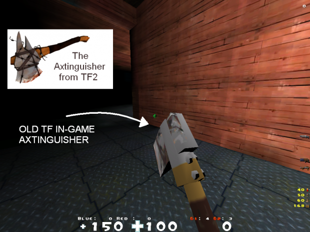 Extra TF2 weapons in Old-TF!  -  Axtinguisher