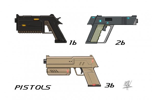 Pistol Weapon Sheet Revised Versions