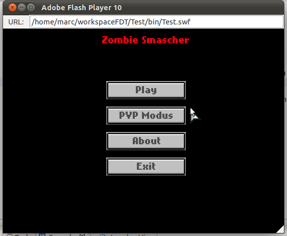 Zombie Smascher Alpha 2.0 Preview 1 Menü