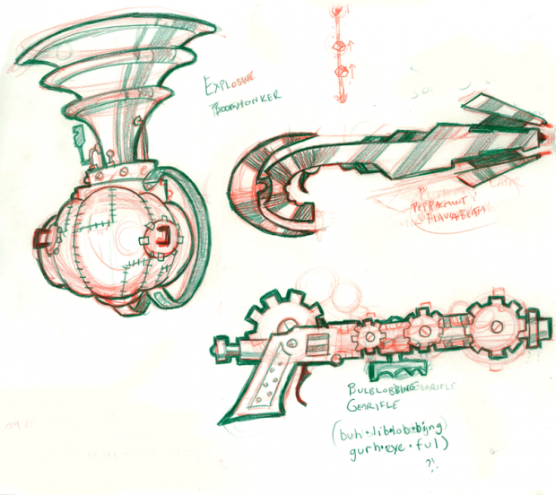 Christmas Arsenal Sketches