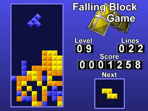 Falling Block Game Gameplay