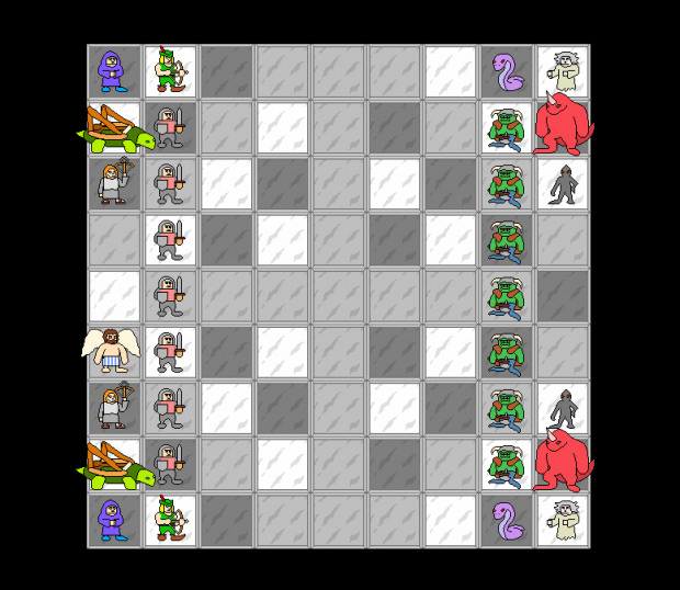 The Fatal Wars 2 board as of 2011.9.23