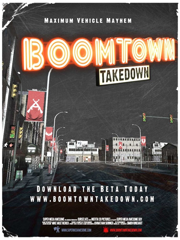 Boomtown Takedown Beta Poster