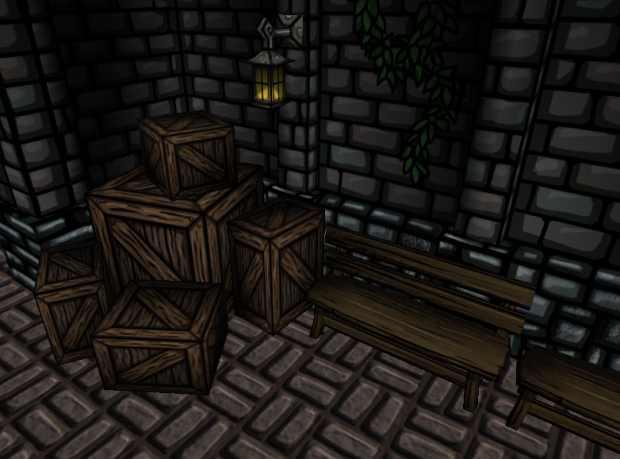 Crates and Benches