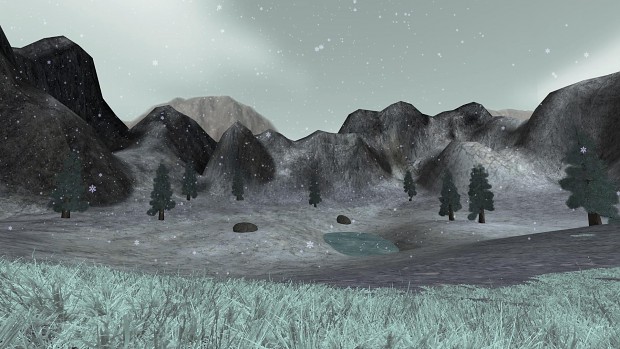 Working on new maps - The Frozen Crater
