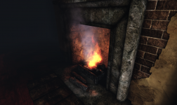 Thanatophobia fireplace.