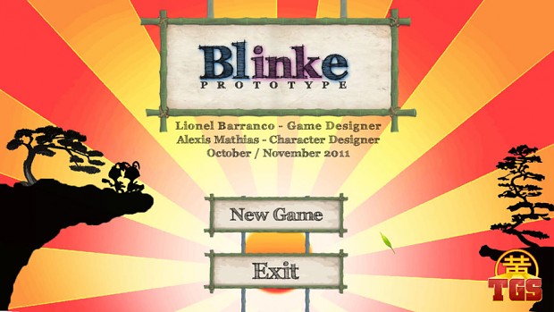 Blinke screen