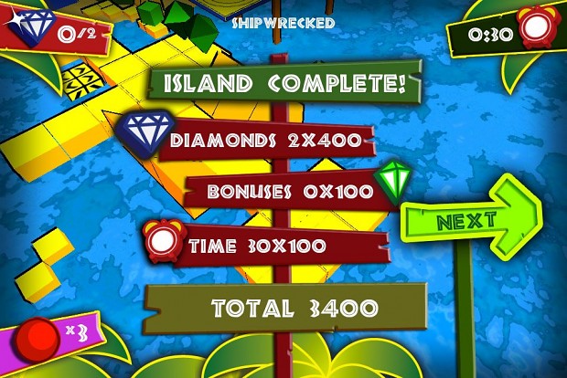 Islands of Diamonds: In-Game Screenshot