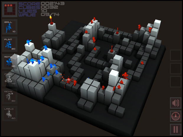 Cubemen Game Screenshot