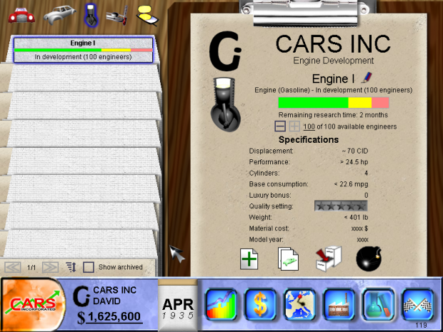 Engine research in v0.32