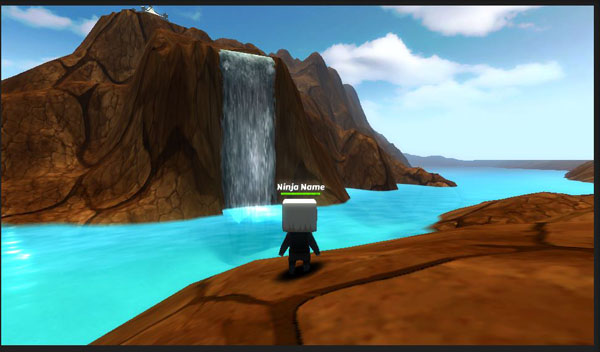 Look at the waterfall =D