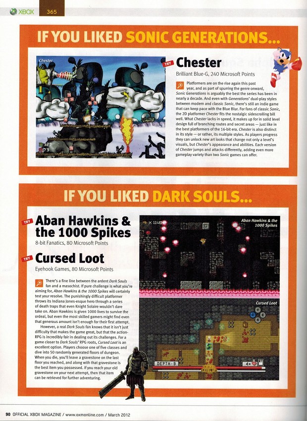 Chester in Official Xbox Magazine!