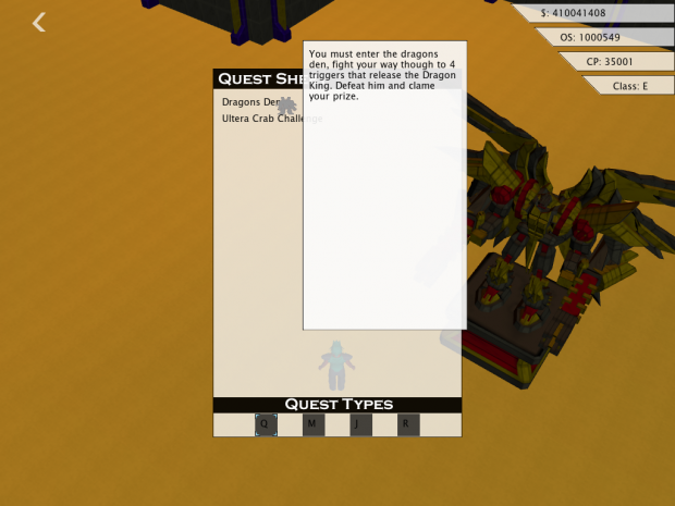 New Quest Form Screenshot