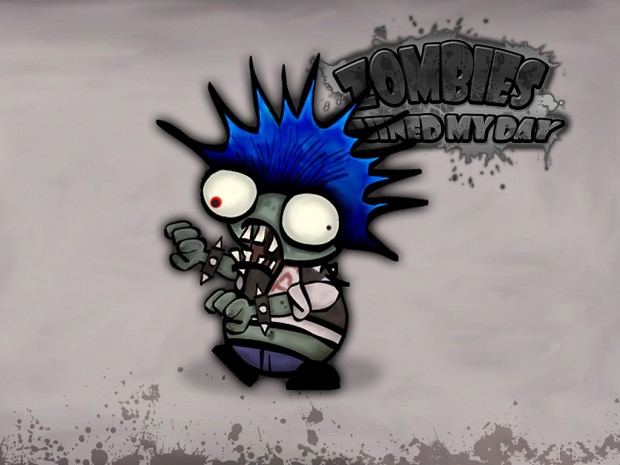 A punk zombie