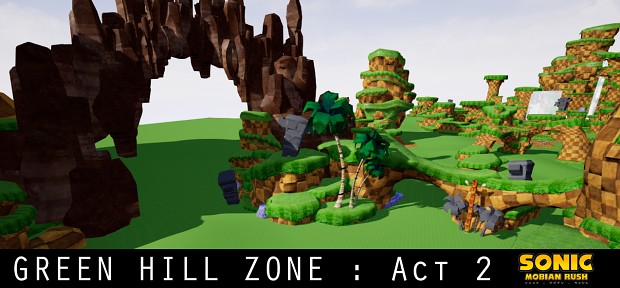 Green Hill Zone Act 2 Progress