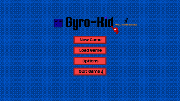 Gyro-Kid Alpha Menu Screenshot
