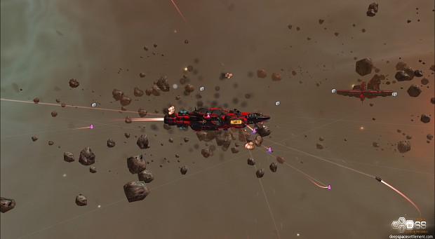 Attack ship on fire