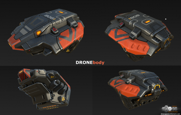 drone body textured