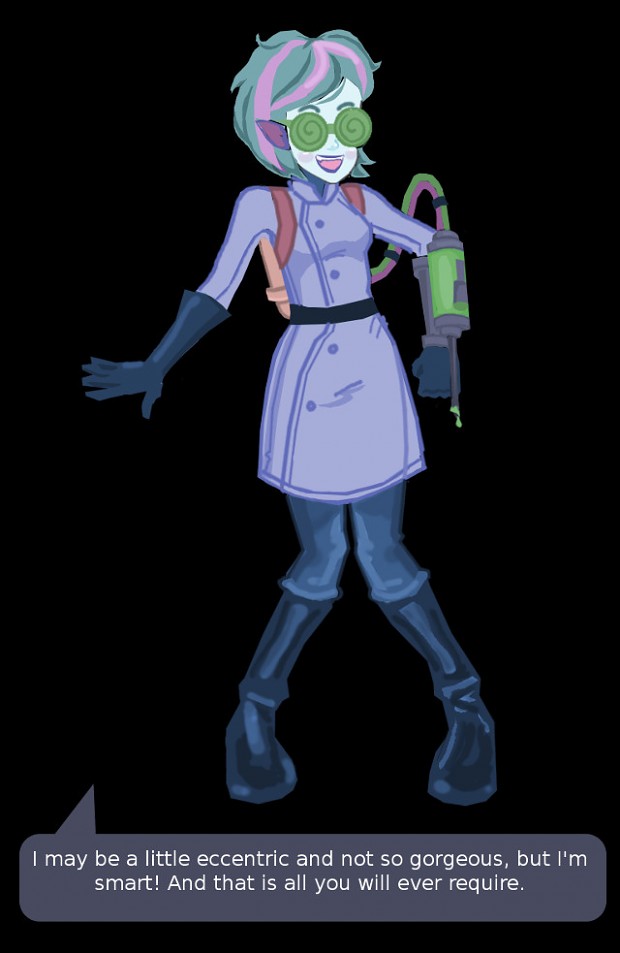 Female "exalted" scientist WIP