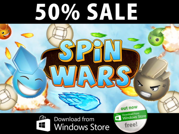 SPiN WARS now on Windows Store