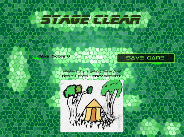 Stage Clear Screen