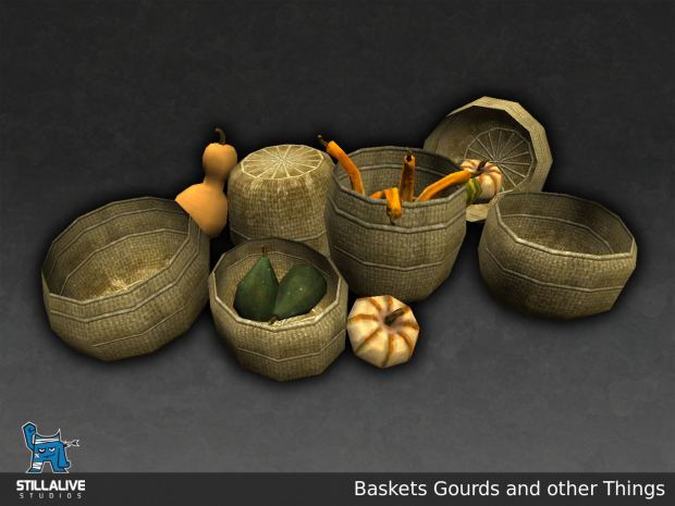 Baskets and Food - SON Asset Preview