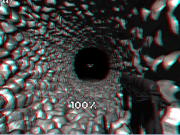Anaglyph cave