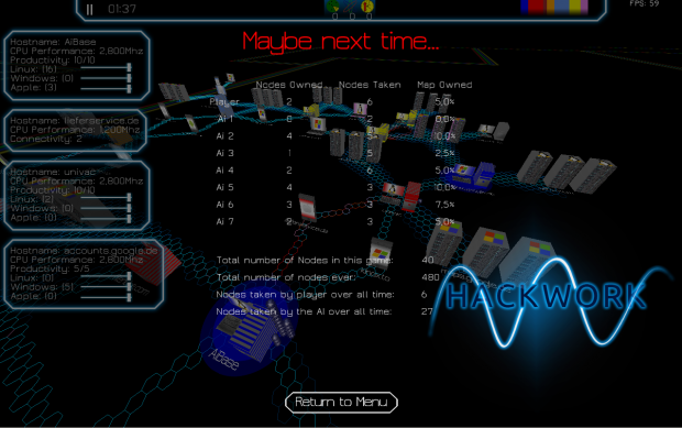 Multiselection and stats screenshot