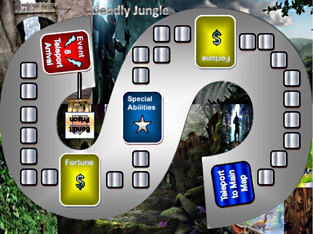 Deadly Jungle (Mini-Board Game Map)