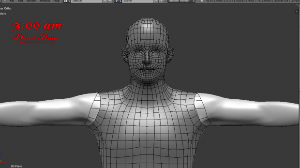 Retopology for a main character