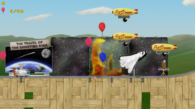 Screenshot of the space theme