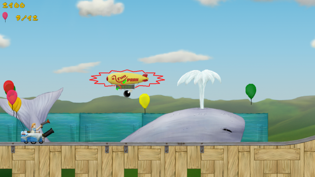 Screenshot of the aquatic theme