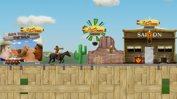 Mockup of the game