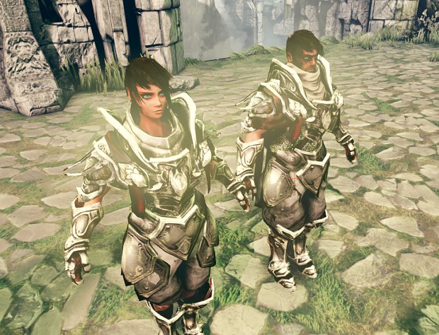 Female and Male Knight