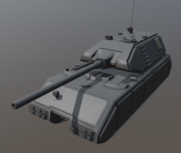 Maus with cannon turret