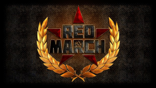 Red March widescreen wallpaper