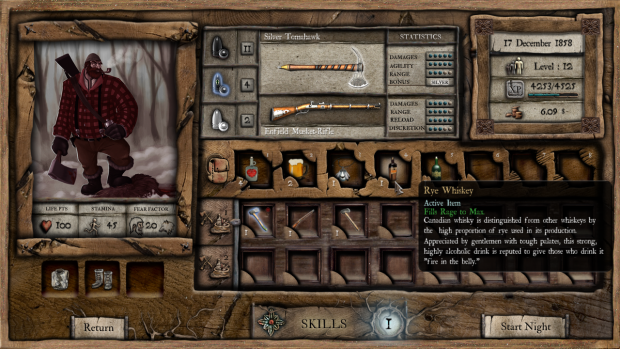 Player's inventory