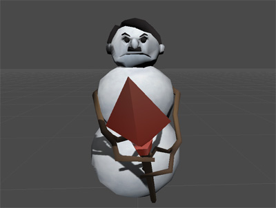 Hitler snowman