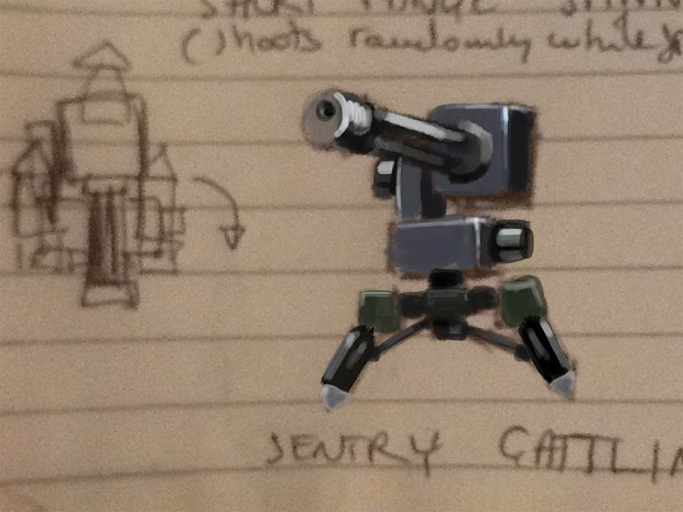 Sentry gun concept